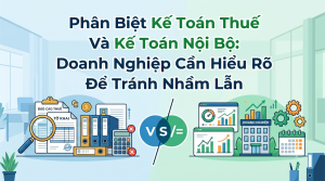 Phân Biệt Kế Toán Thuế Và Kế Toán Nội Bộ: Doanh Nghiệp Cần Hiểu Rõ Để Tránh Nhầm Lẫn